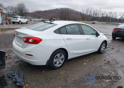2018 Chevrolet Cruze Ls Auto из США, поврежденный, VIN 1G1BC5SM9J7240310